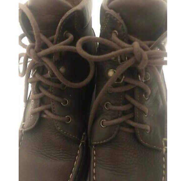 COLE HAAN Short Boot Lace-Up Brown - Picture 3 of 10